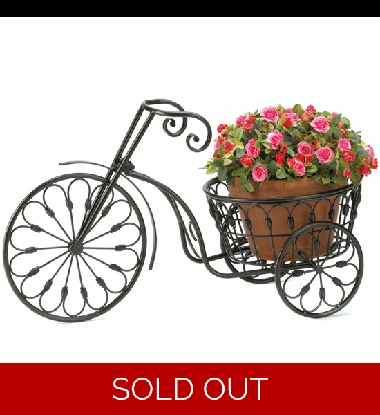 Cast Iron Bicycle Plant Stand